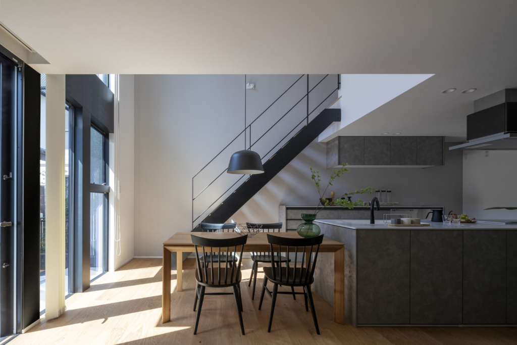 吹き抜けのある家
