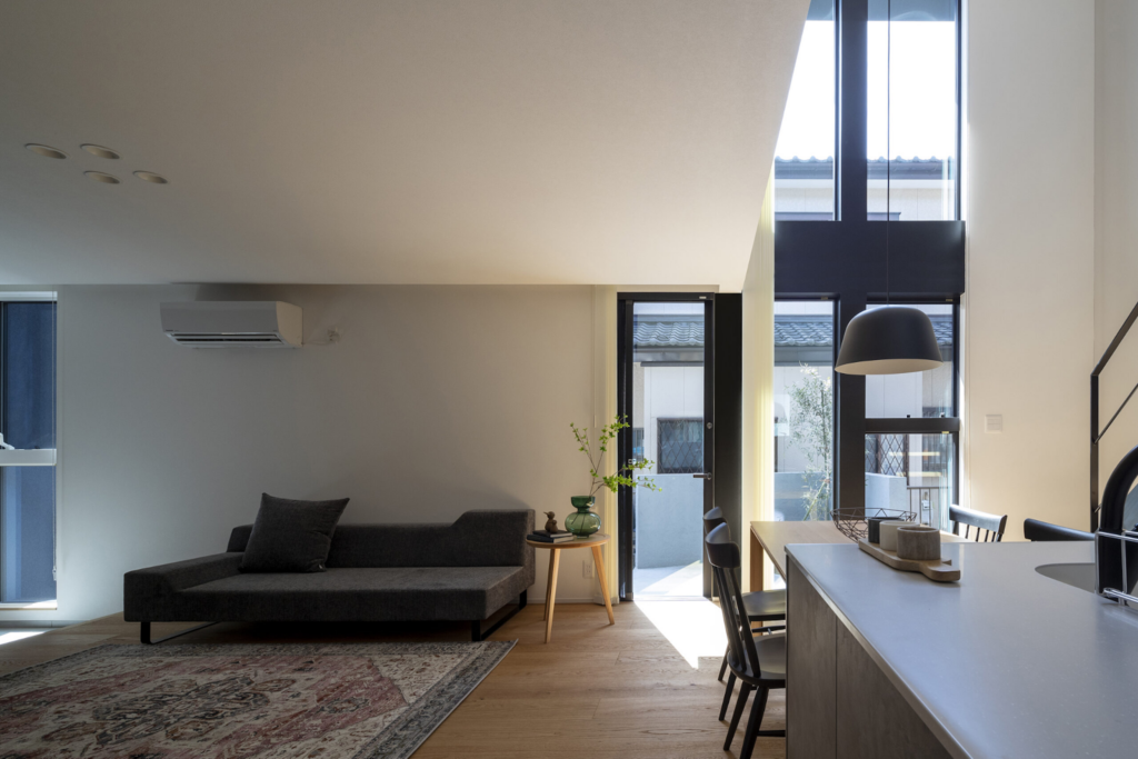 吹き抜けのある家
