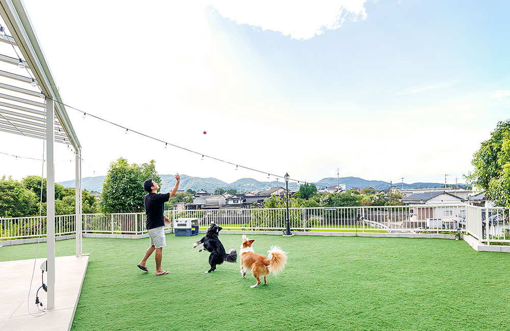 ドッグランのあるおうち
