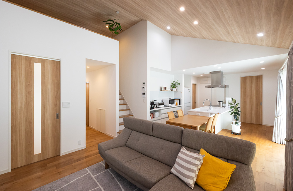 ロフトのある平屋