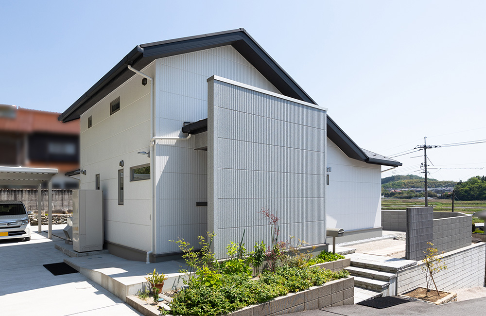 ロフトのある平屋