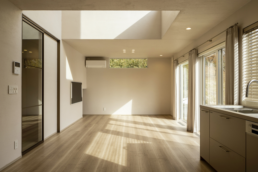 美しいグレージュインテリアの住まい
