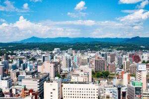 岩手県の街並み